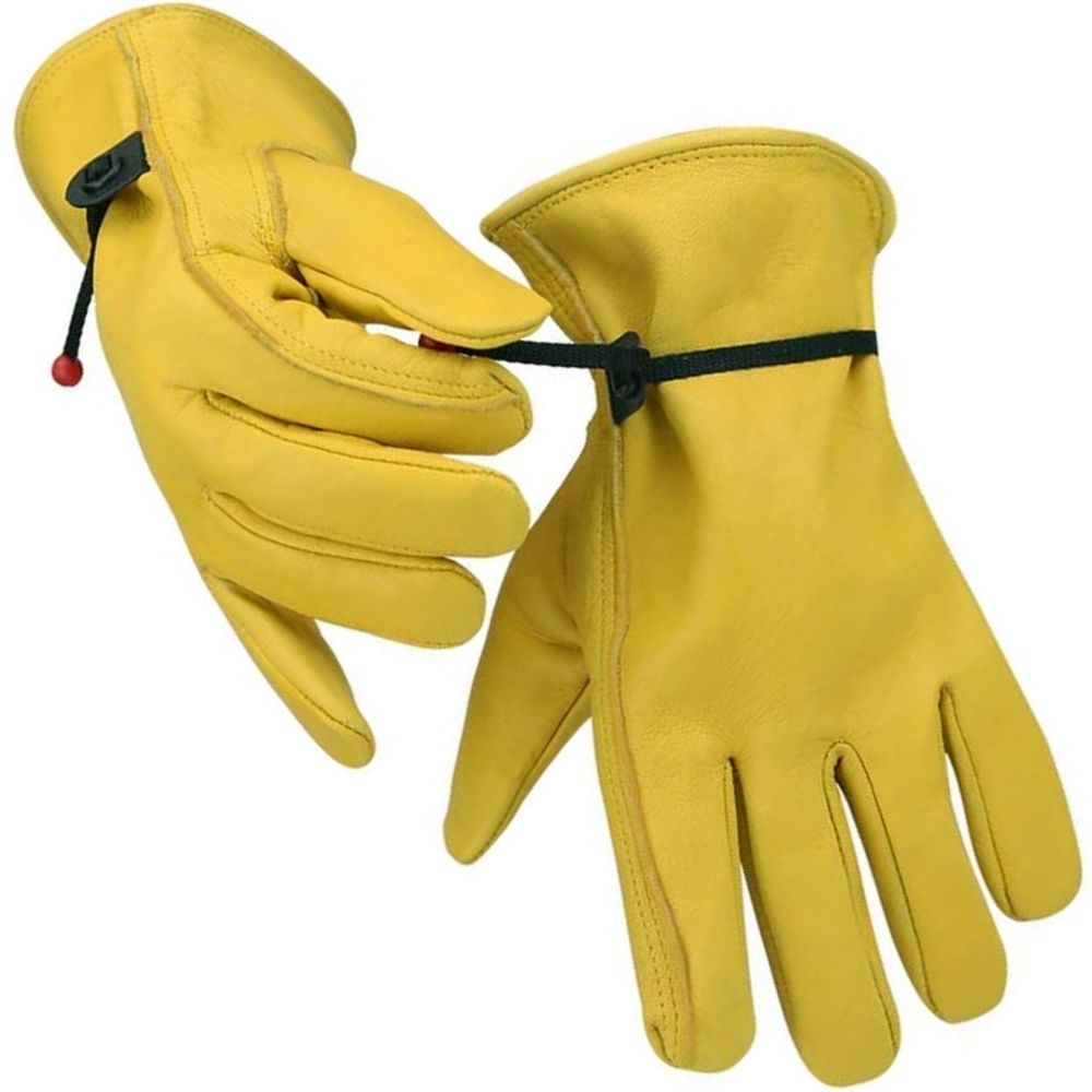 Leather Gardening Gloves L