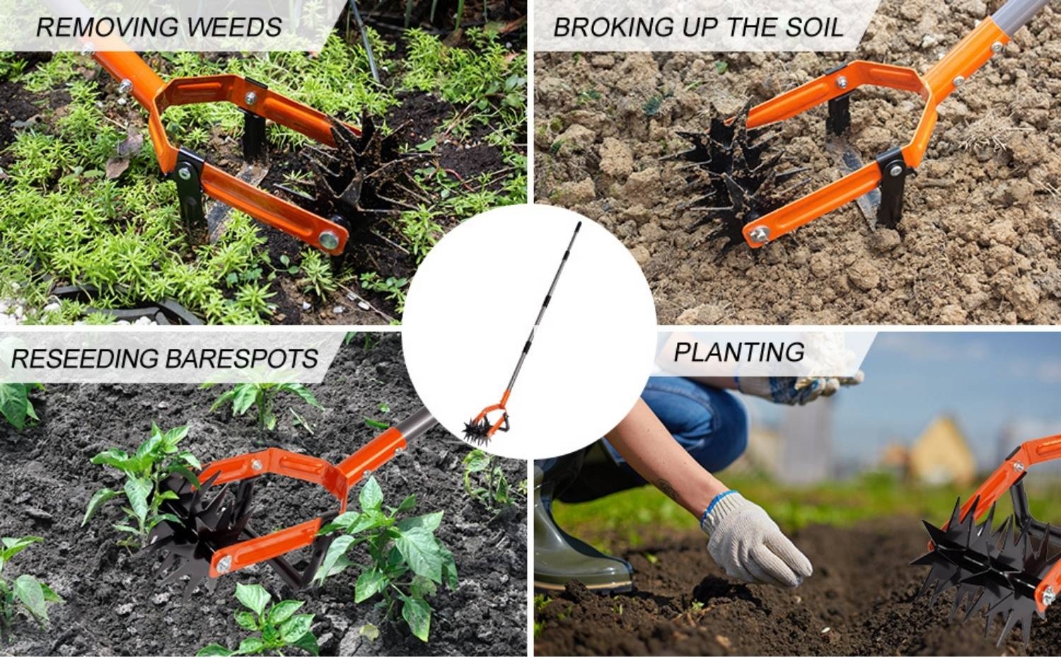 best adjustable garden hand tiller